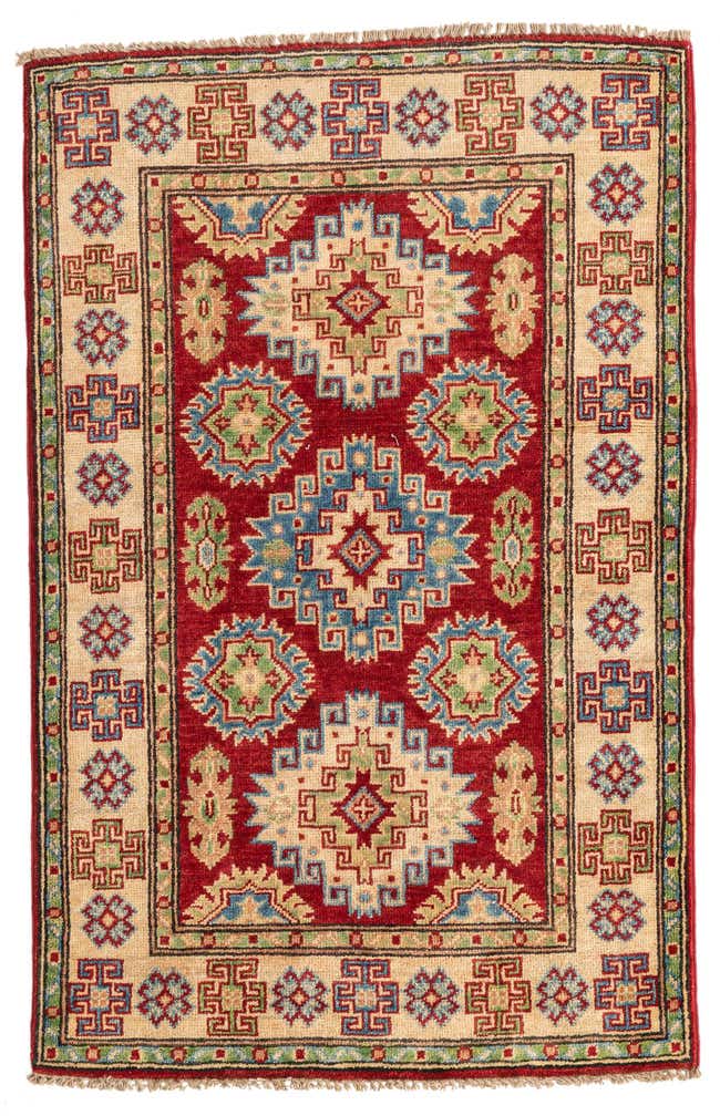 2' 8 x 4' 3 Hand Knotted Kazak Rug