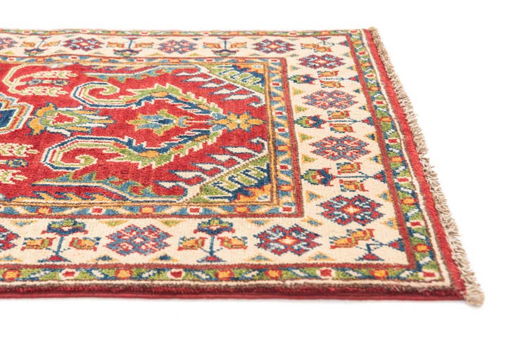 Detail image of 2' 7 x 4' 4 Hand Knotted Kazak Rug
