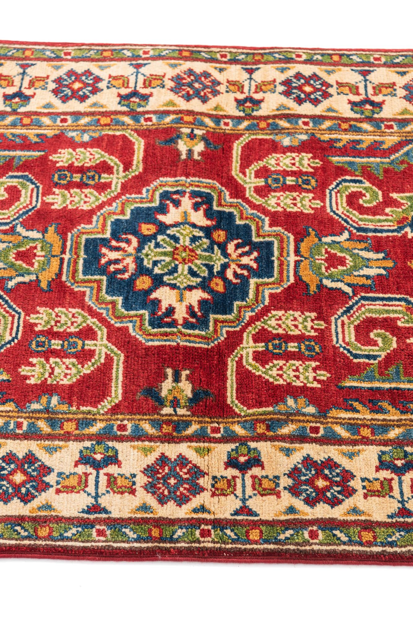 2' 7 x 4' 4 Hand Knotted Kazak Rug