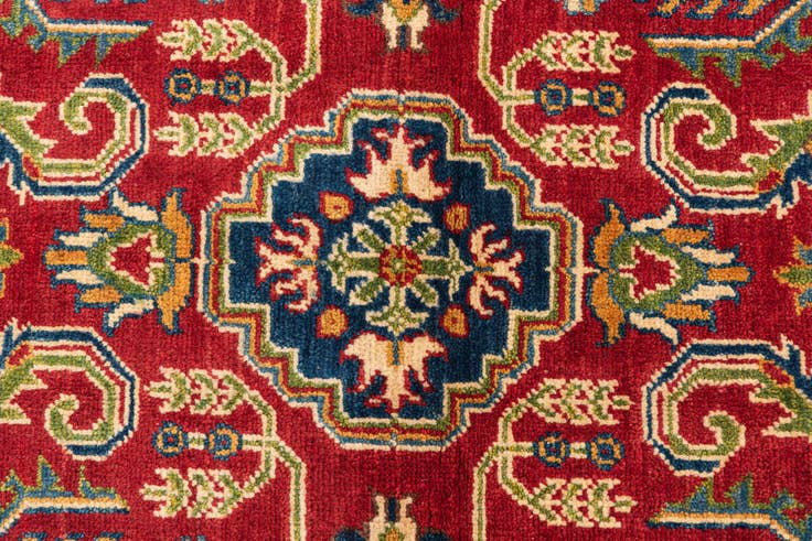 Detail image of 2' 7 x 4' 4 Hand Knotted Kazak Rug