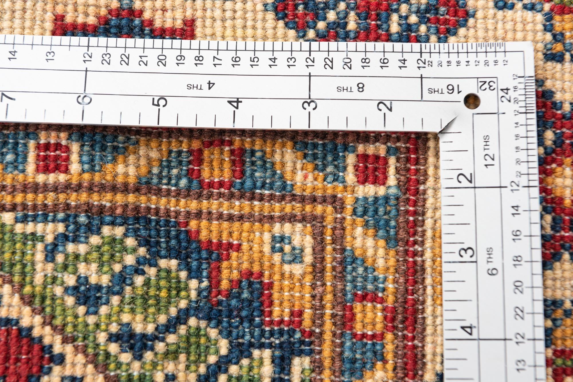2' 7 x 4' 4 Hand Knotted Kazak Rug