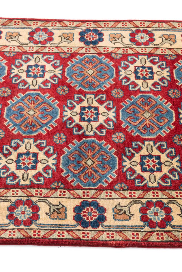 Detail image of 2' 10 x 4' Hand Knotted Kazak Rug