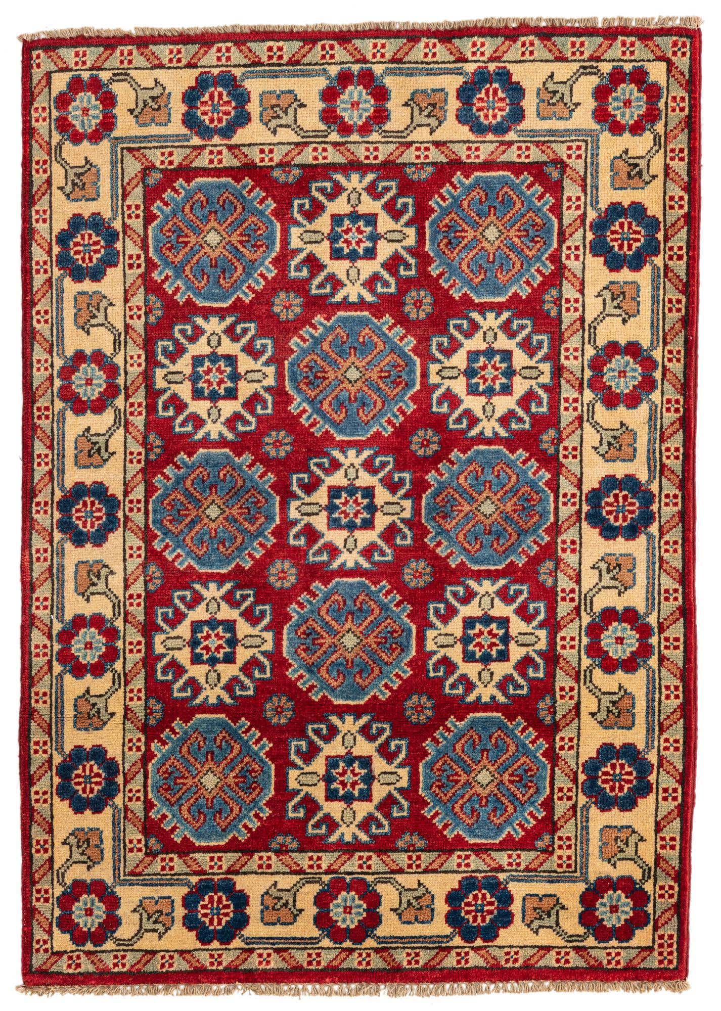 2' 10 x 4' Hand Knotted Kazak Rug