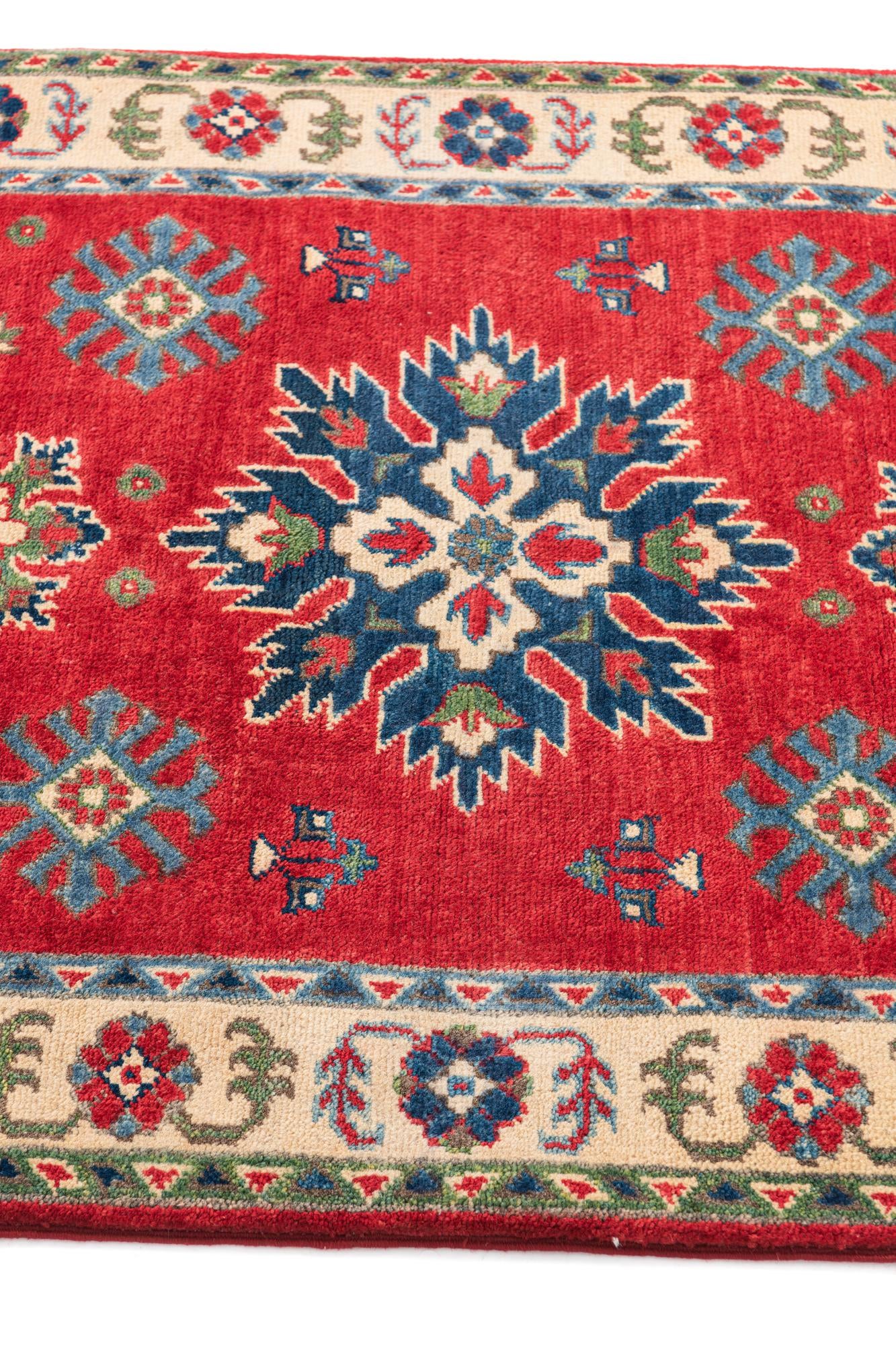 2' 10 x 4' Hand Knotted Kazak Rug