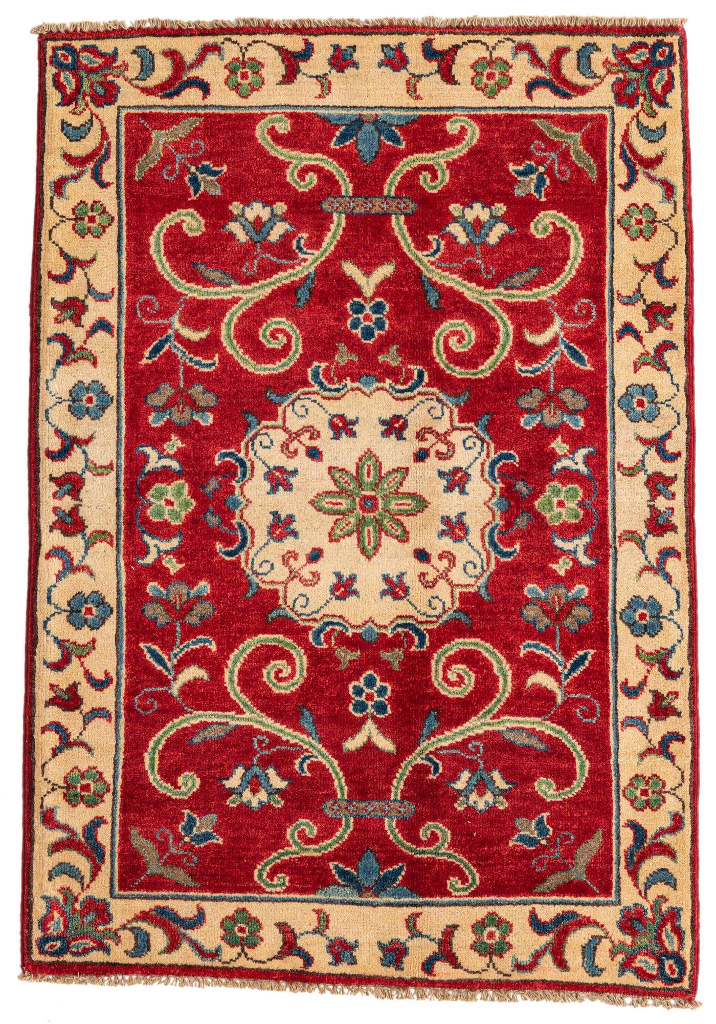 2' 10 x 4' 2 Hand Knotted Kazak Rug