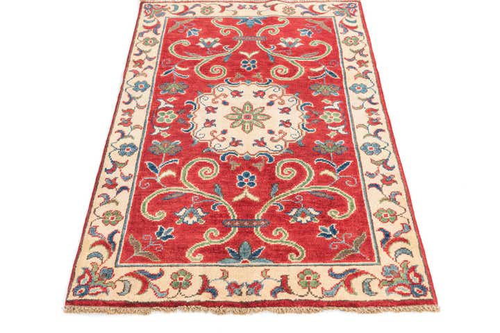 2' 9 x 4' 3 Hand Knotted Kazak Rug