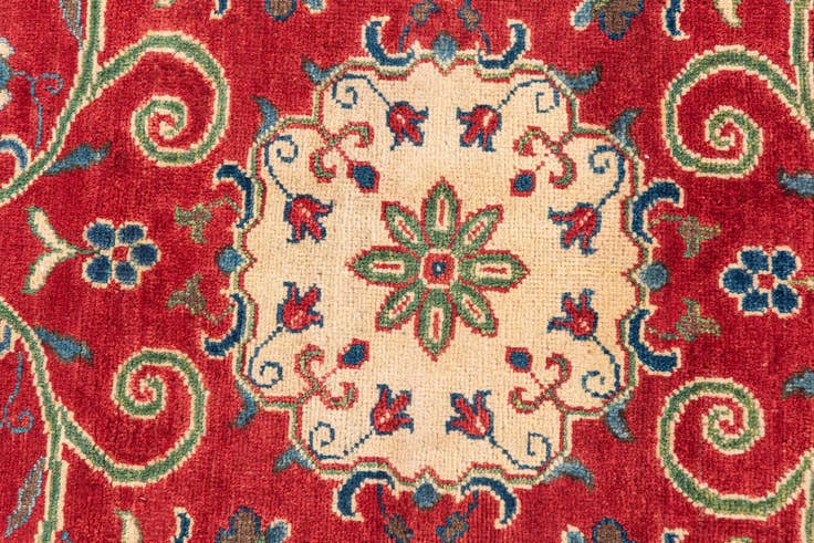 Detail image of 2' 9 x 4' 3 Hand Knotted Kazak Rug