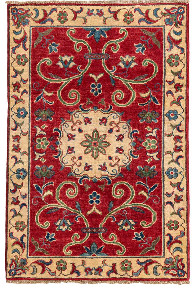 2' 9 x 4' 3 Hand Knotted Kazak Rug