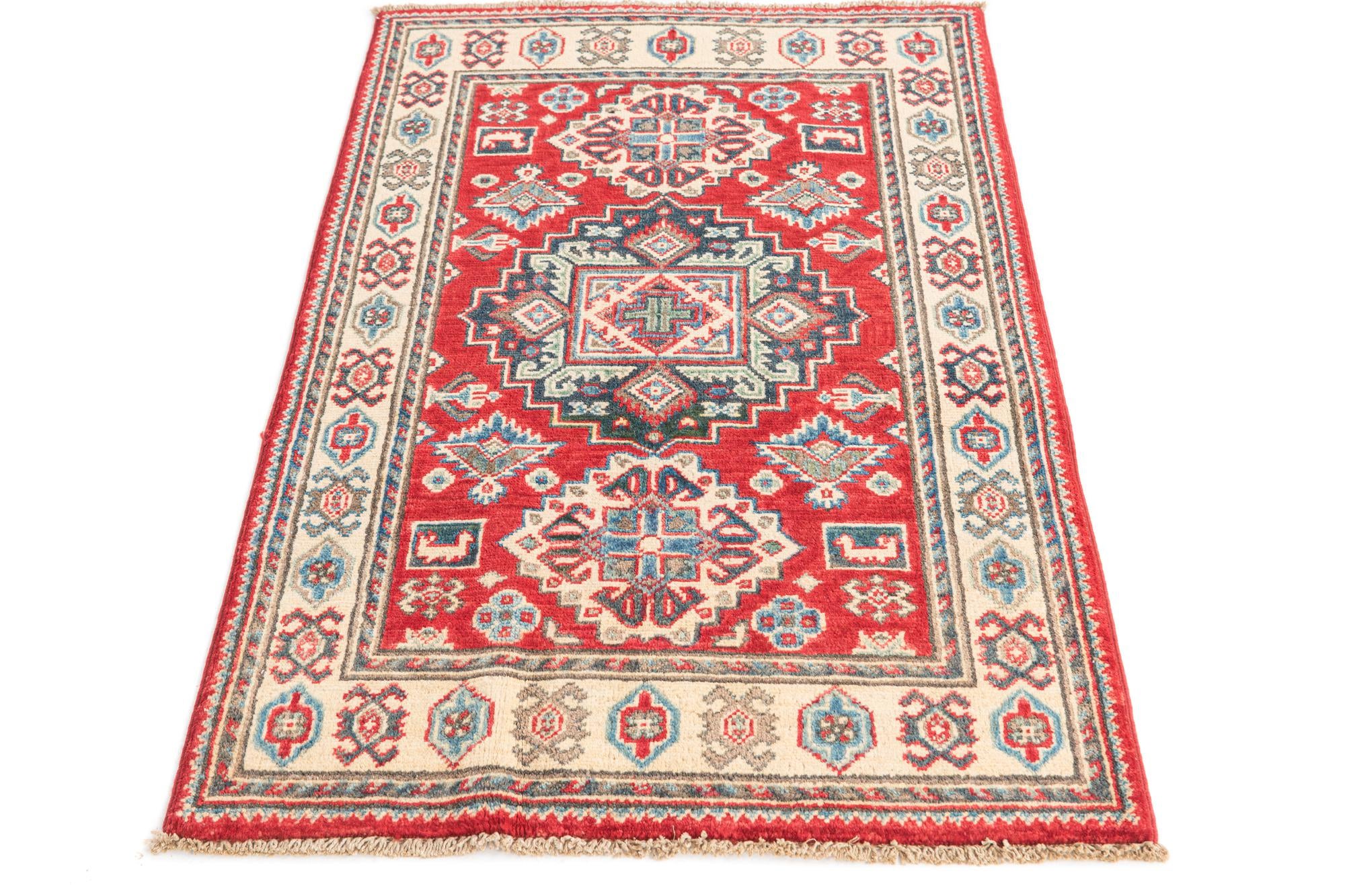 2' 8 x 4' 2 Hand Knotted Kazak Rug