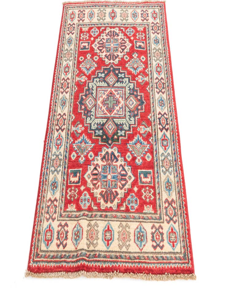 Detail image of 2' 8 x 4' 2  Hand Knotted Kazak Rug