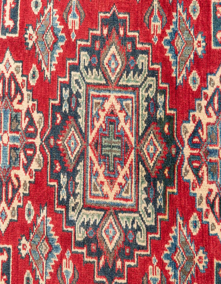 Detail image of 2' 8 x 4' 2  Hand Knotted Kazak Rug