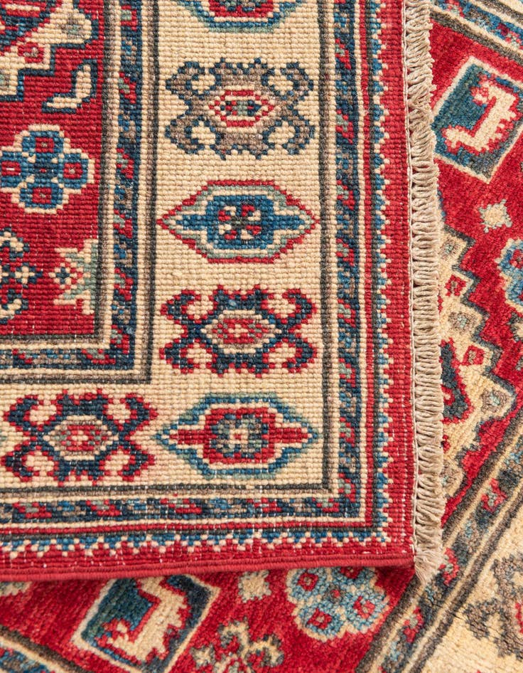 Detail image of 2' 8 x 4' 2  Hand Knotted Kazak Rug
