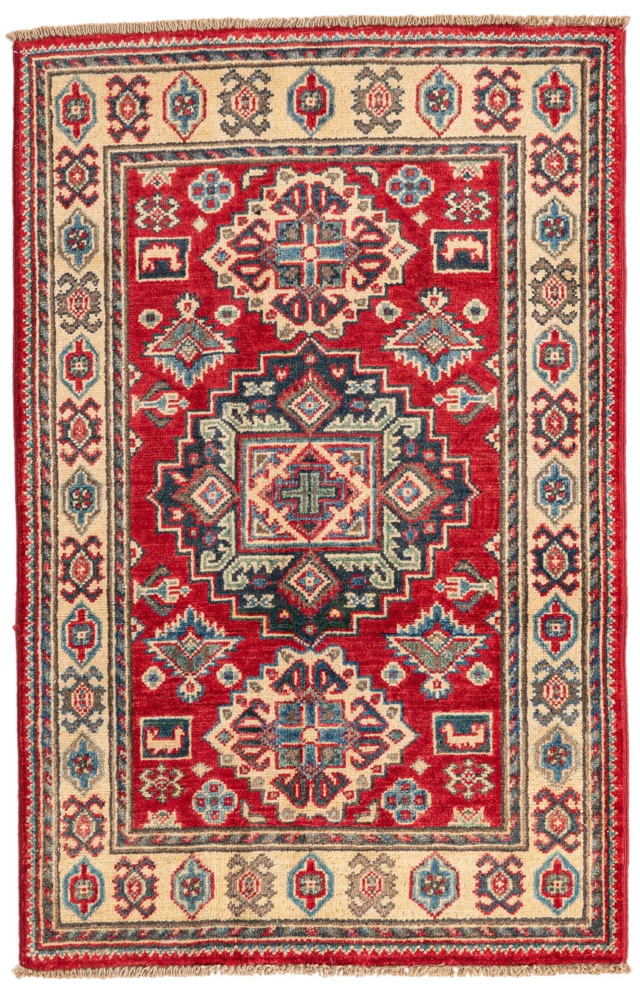 2' 8 x 4' 2 Hand Knotted Kazak Rug
