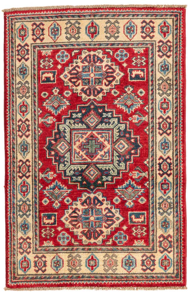 2' 8 x 4' 2 Hand Knotted Kazak Rug