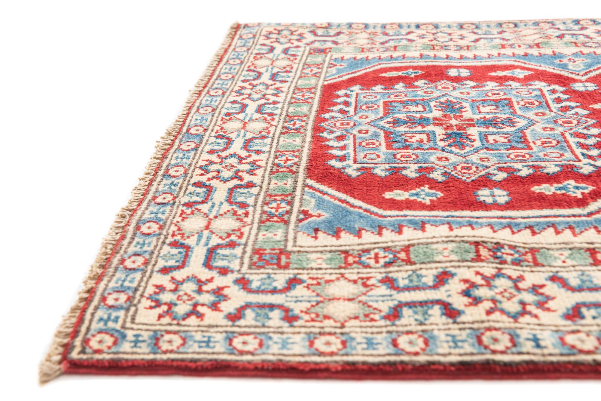 2' 9 x 4' 2 Hand Knotted Kazak Rug