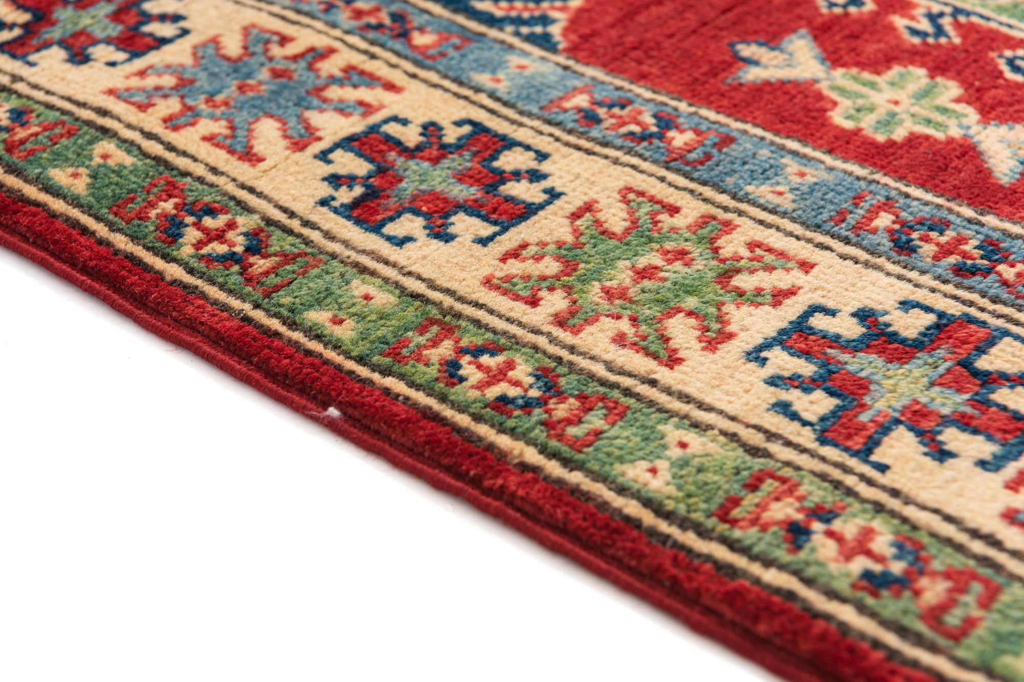 2' 10 x 4' 4 Hand Knotted Kazak Rug