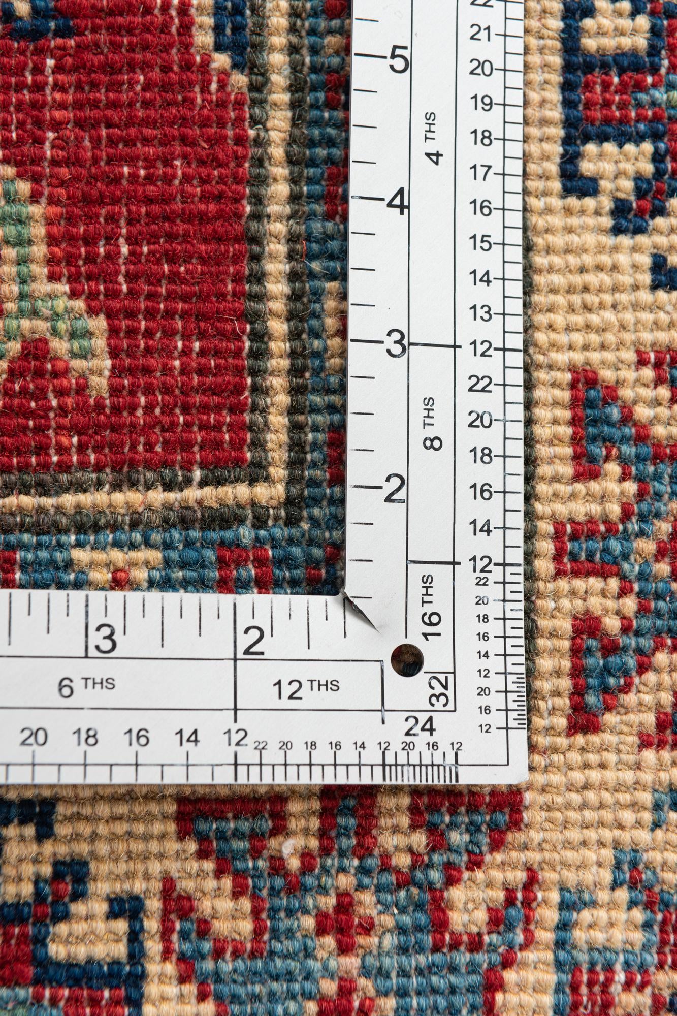 2' 10 x 4' 4 Hand Knotted Kazak Rug