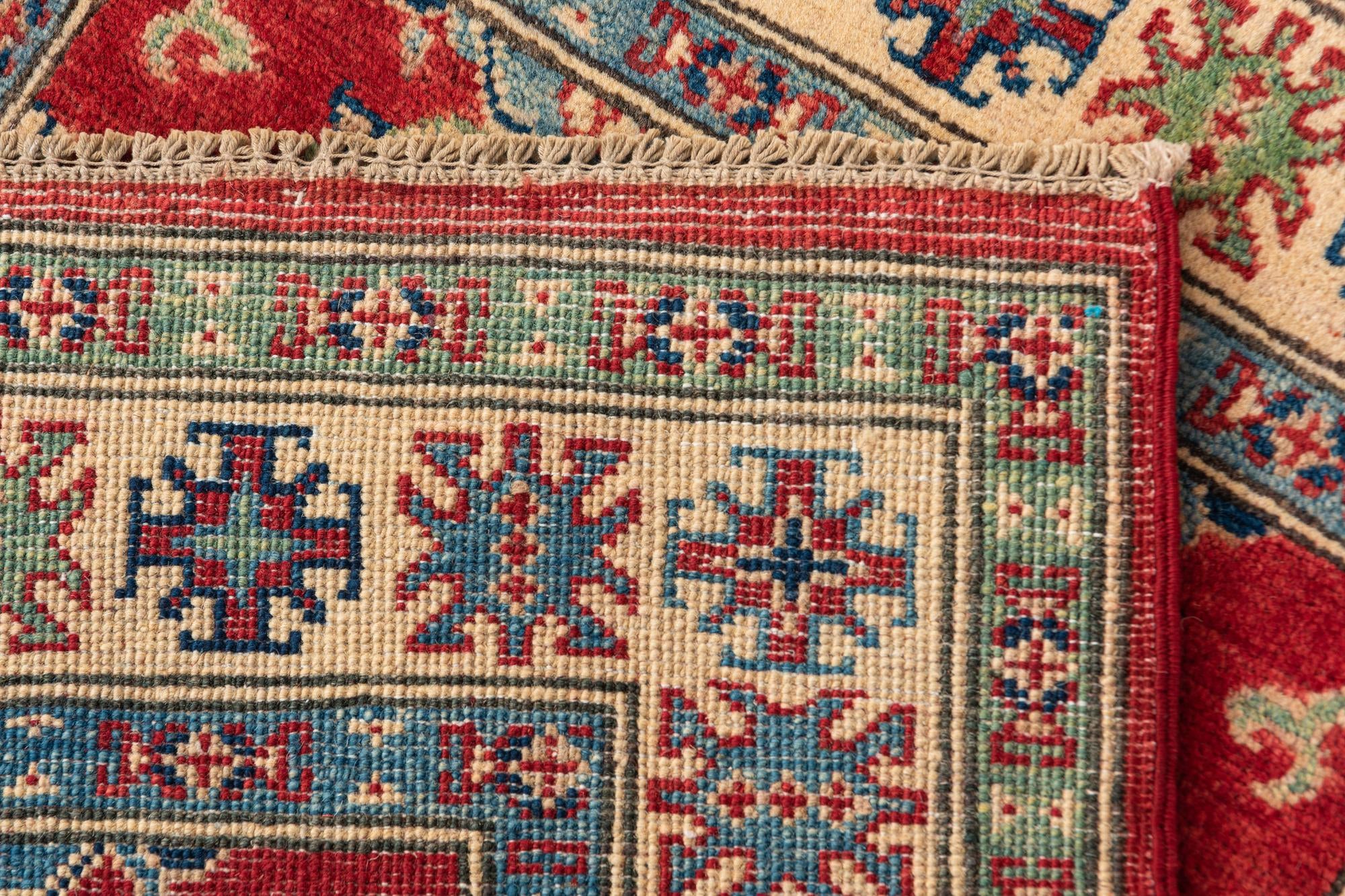 2' 10 x 4' 4 Hand Knotted Kazak Rug