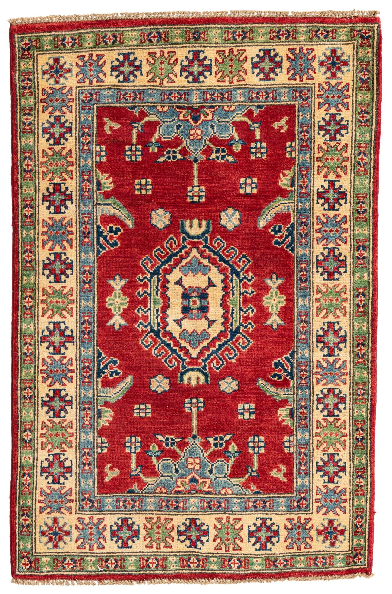2' 10 x 4' 4 Hand Knotted Kazak Rug