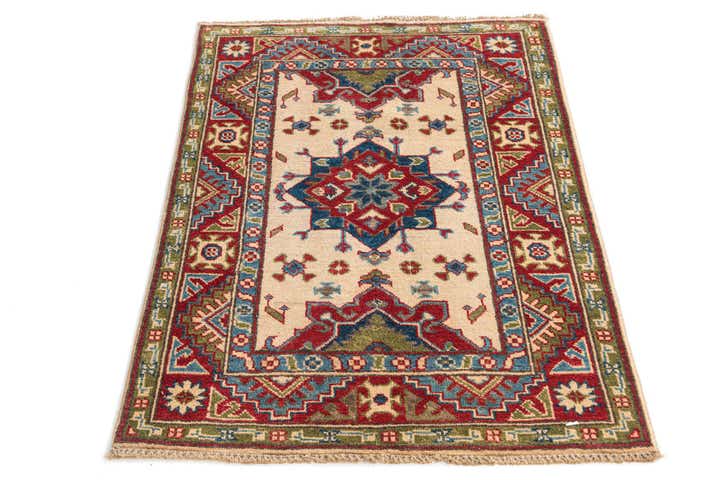 2' 8 x 4' 1 Hand Knotted Kazak Rug