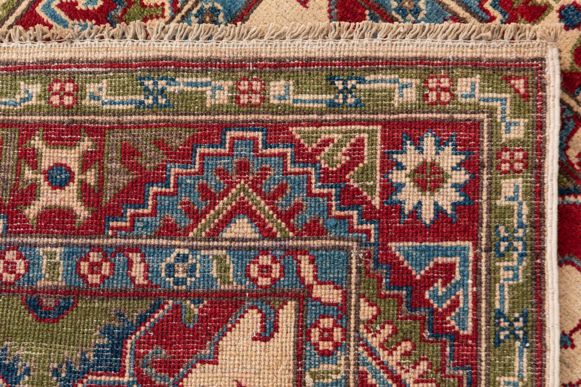 2' 8 x 4' 1 Hand Knotted Kazak Rug