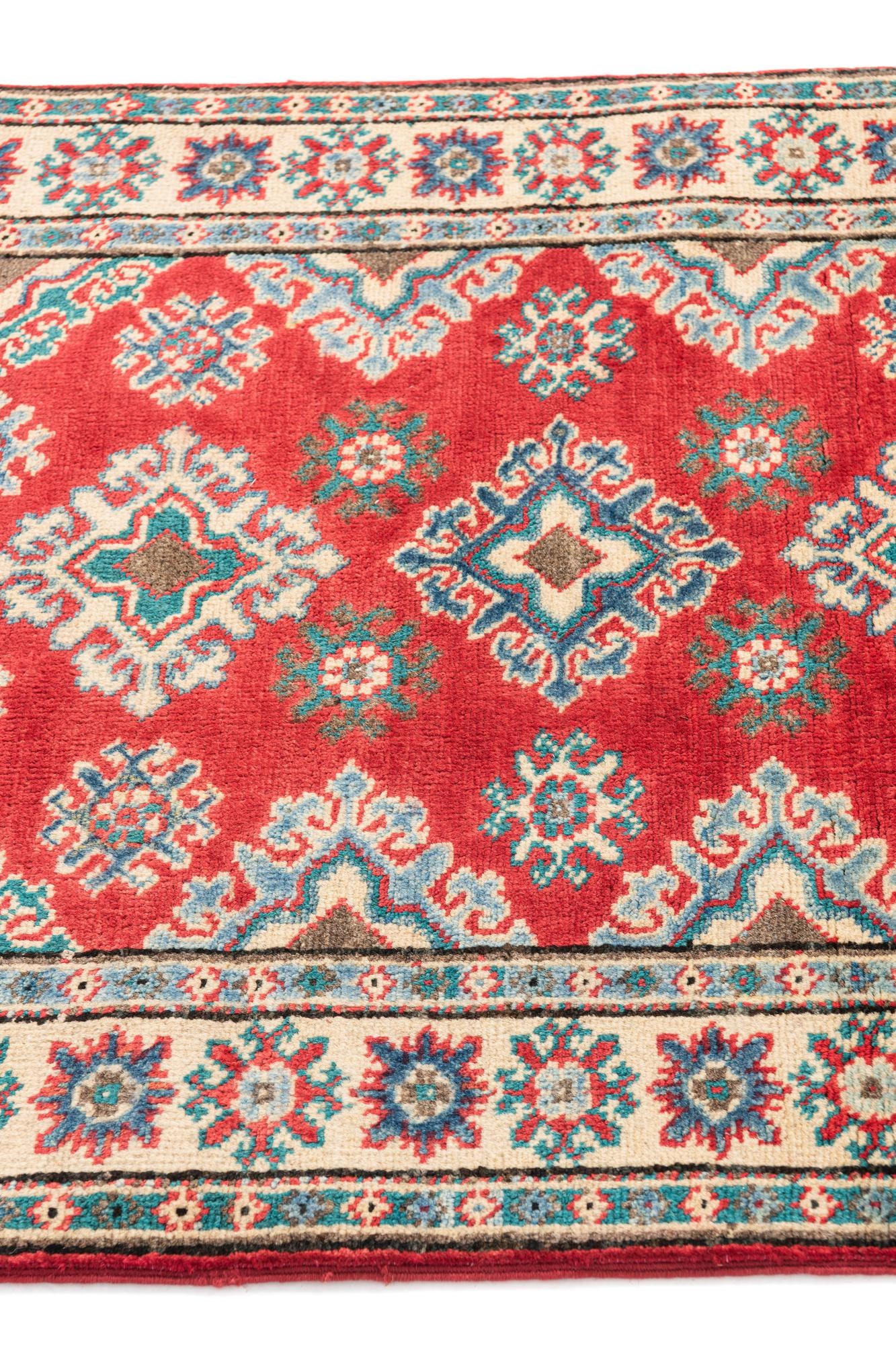 2' 8 x 4' Hand Knotted Kazak Rug