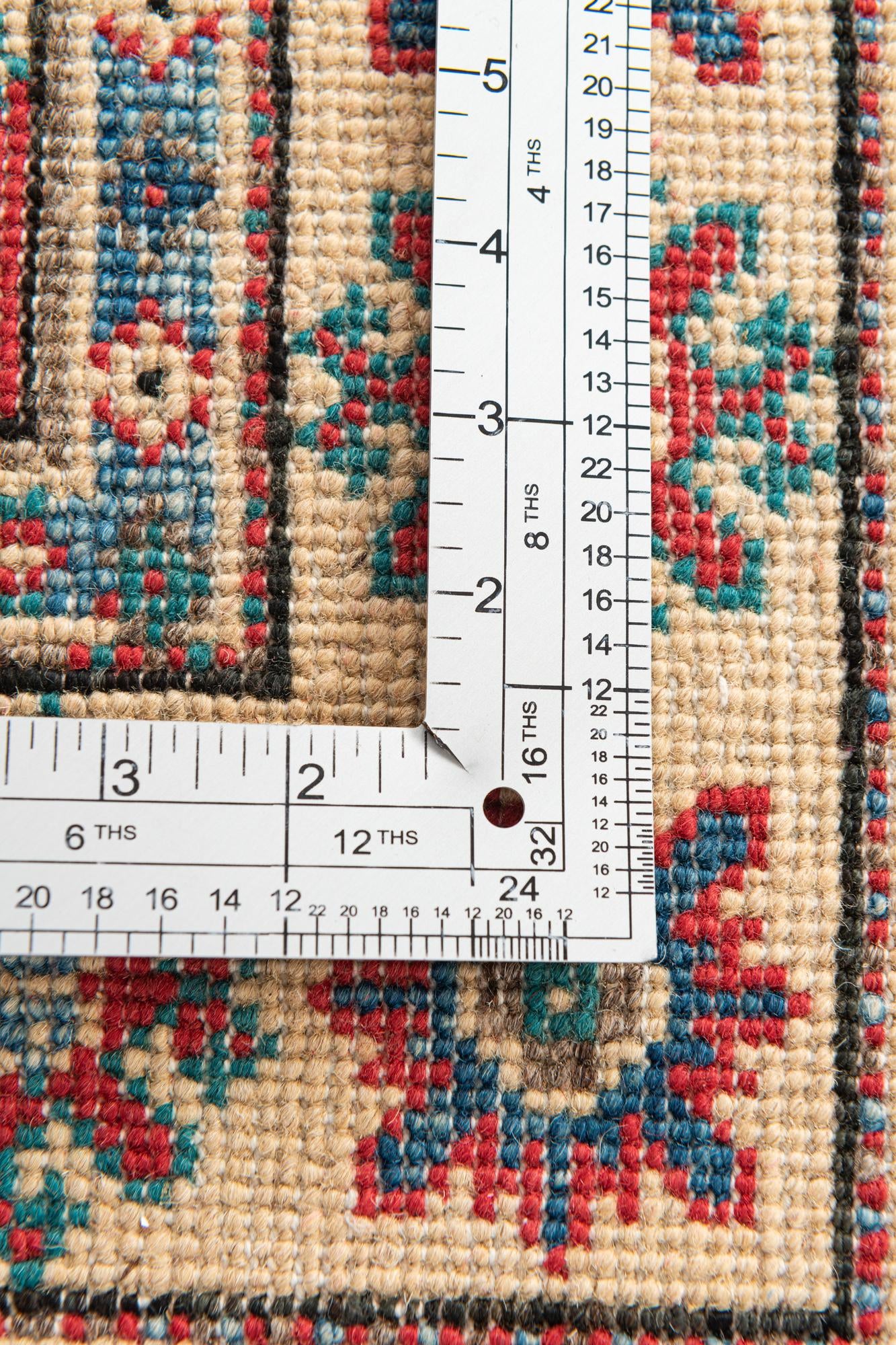 2' 8 x 4' Hand Knotted Kazak Rug