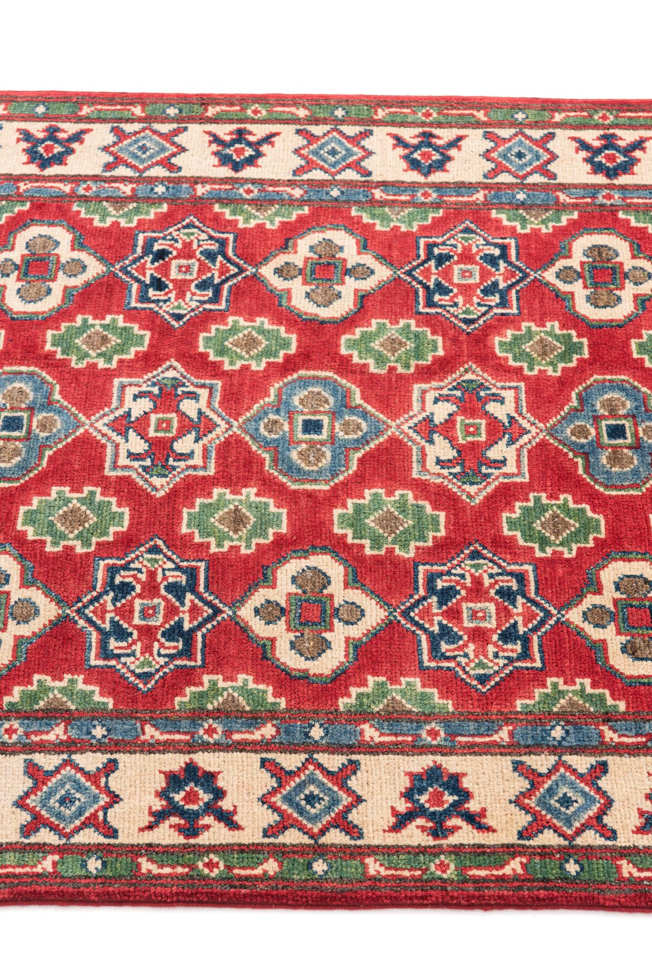 2' 10 x 4' 4 Hand Knotted Kazak Rug