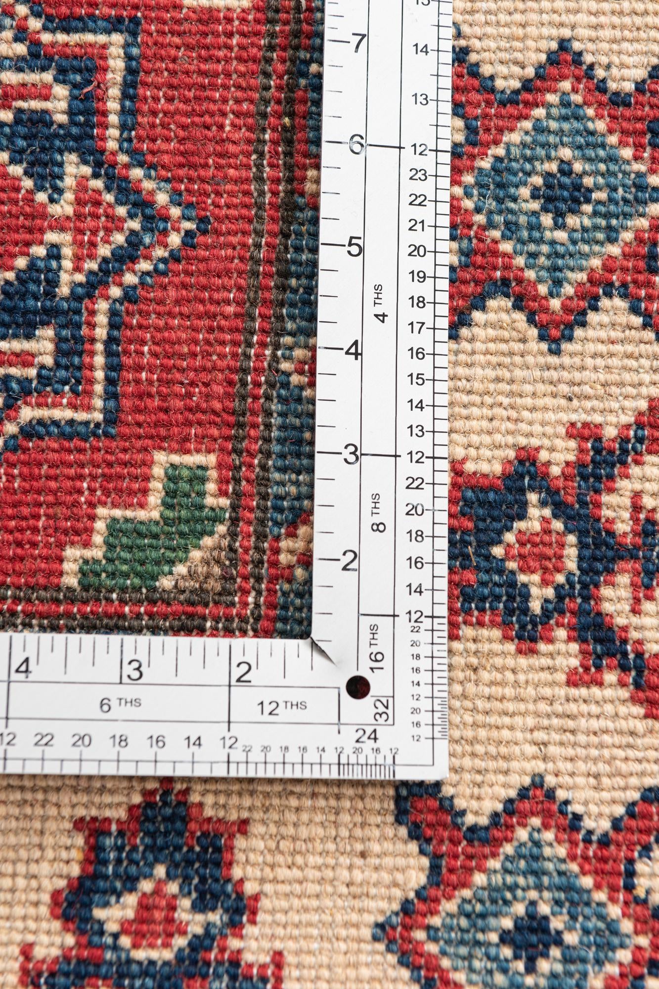 2' 10 x 4' 4 Hand Knotted Kazak Rug