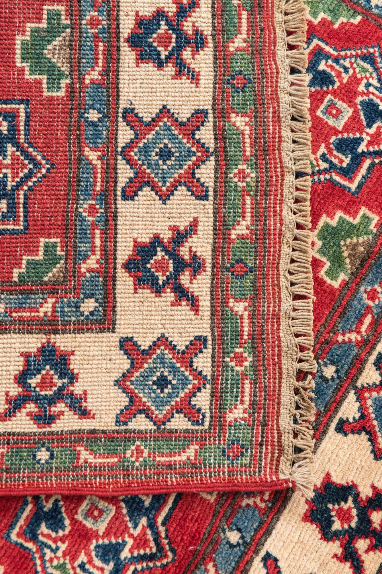 2' 10 x 4' 4 Hand Knotted Kazak Rug