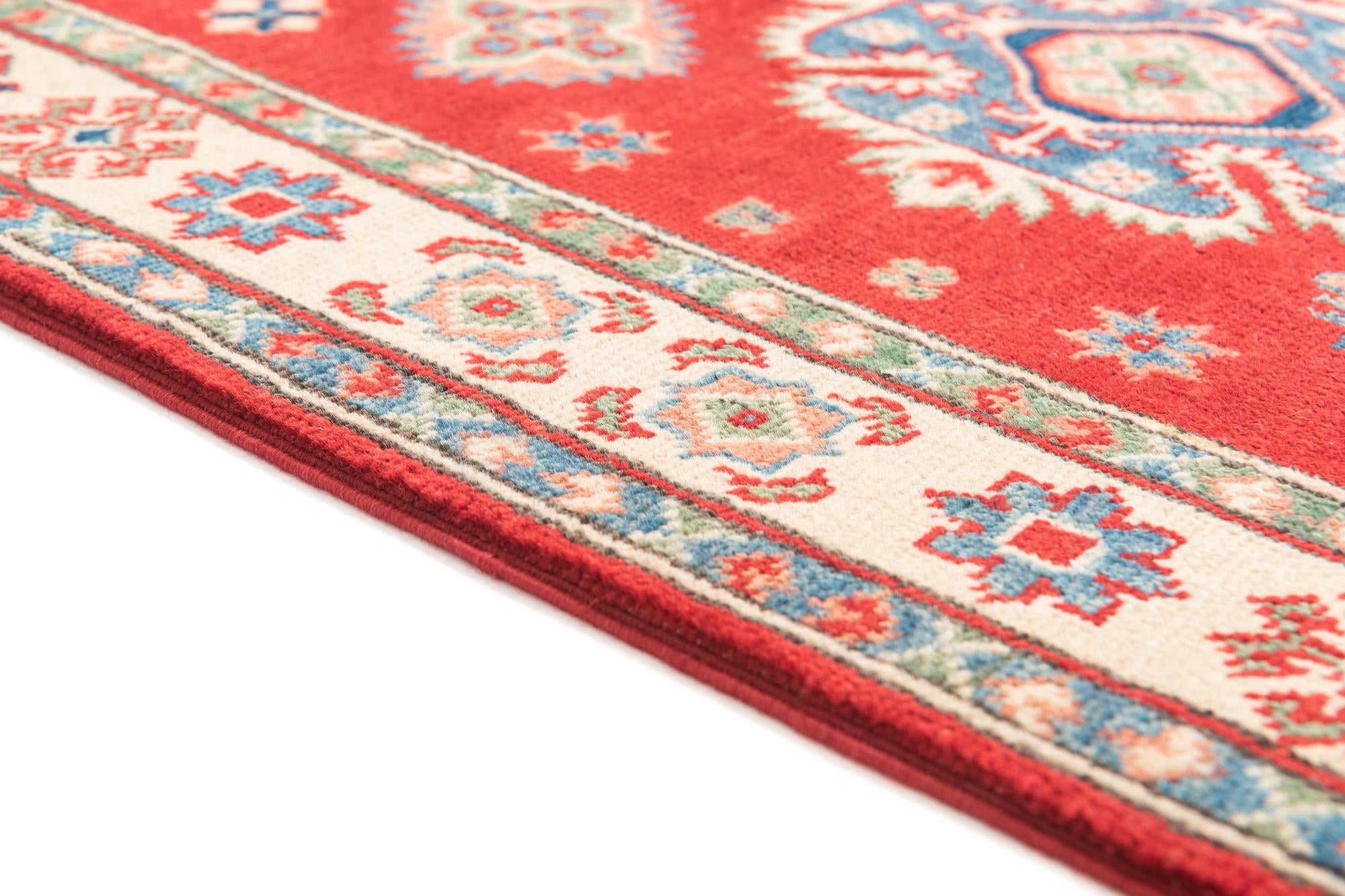 2' 7 x 4' Hand Knotted Kazak Rug