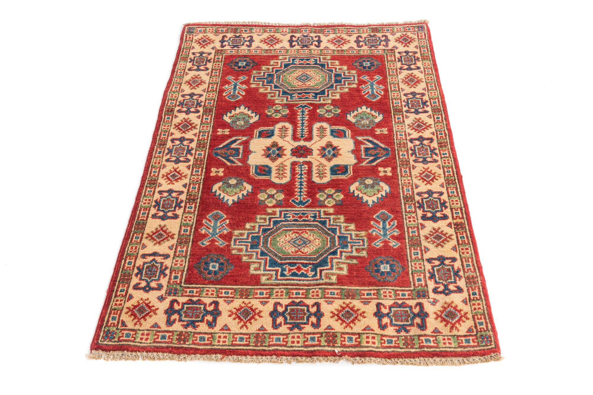 2' 8 x 4' 2 Hand Knotted Kazak Rug
