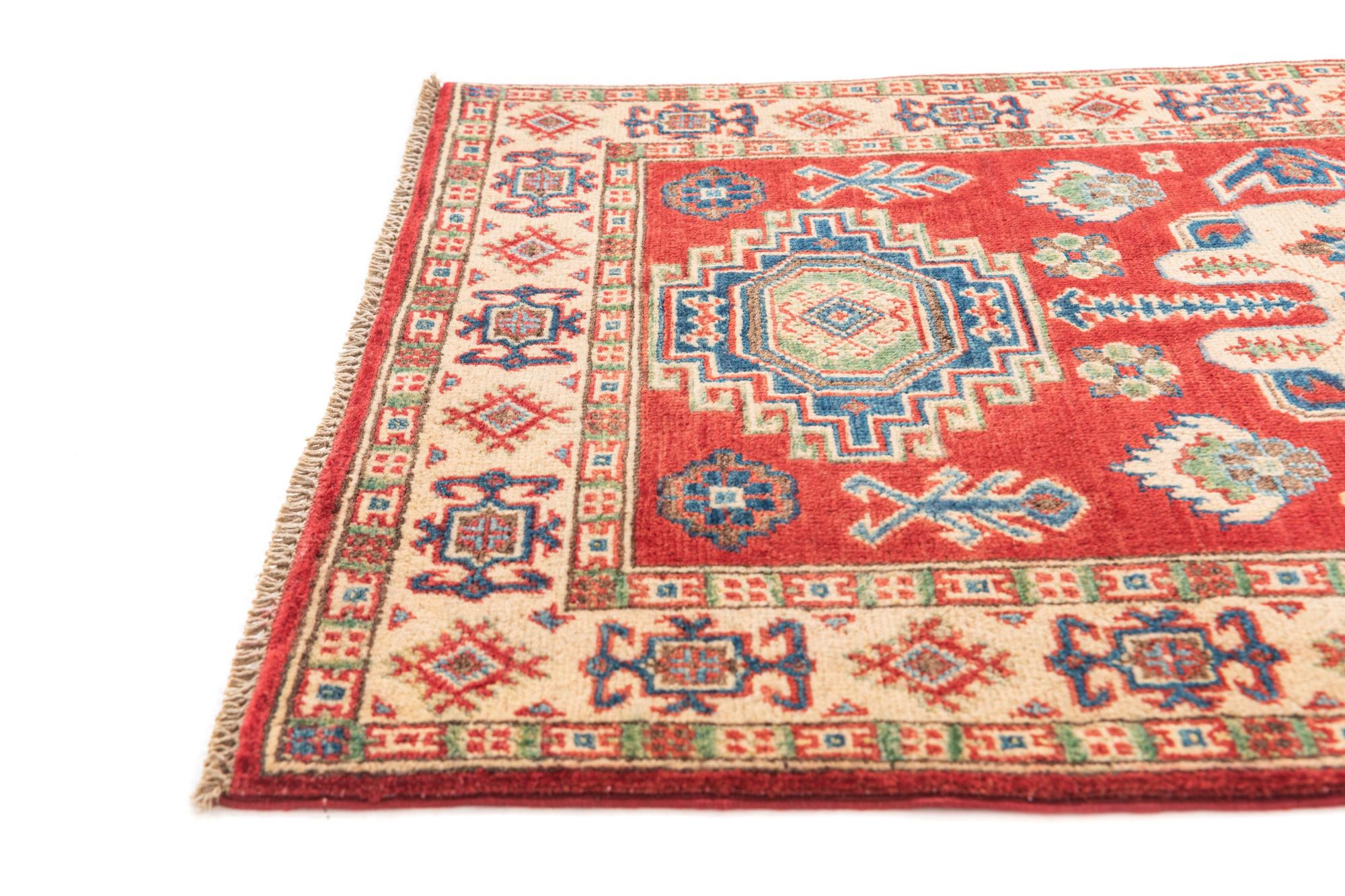 2' 8 x 4' 2 Hand Knotted Kazak Rug