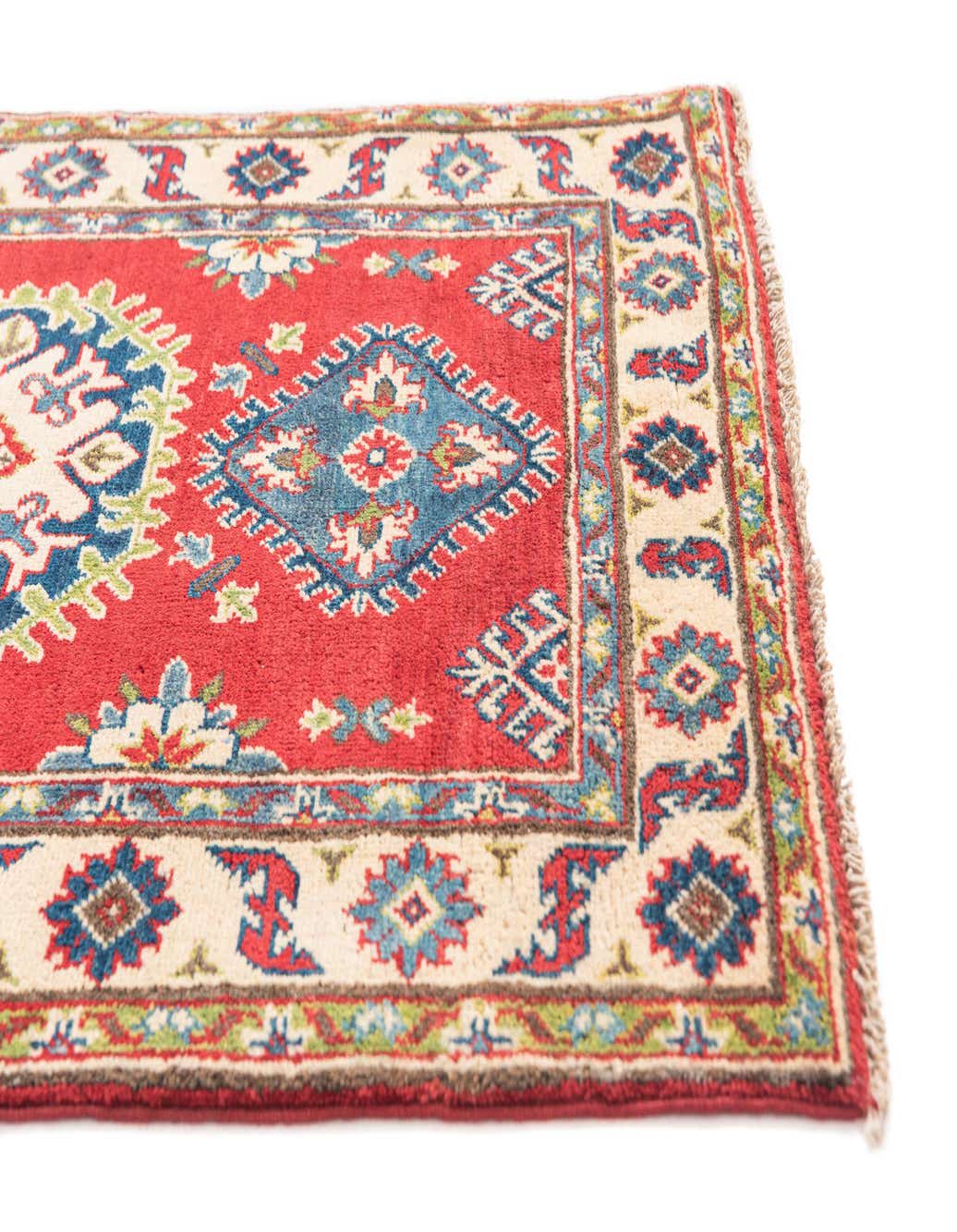 Detail image of 2' 8 x 4' 4  Hand Knotted Kazak Rug