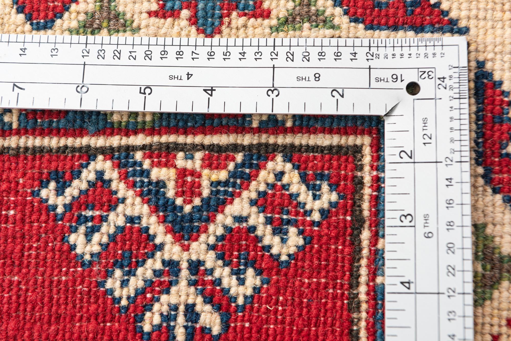 2' 8 x 4' 4 Hand Knotted Kazak Rug