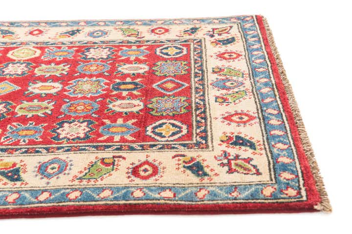 2' 8 x 4' 1 Hand Knotted Kazak Rug