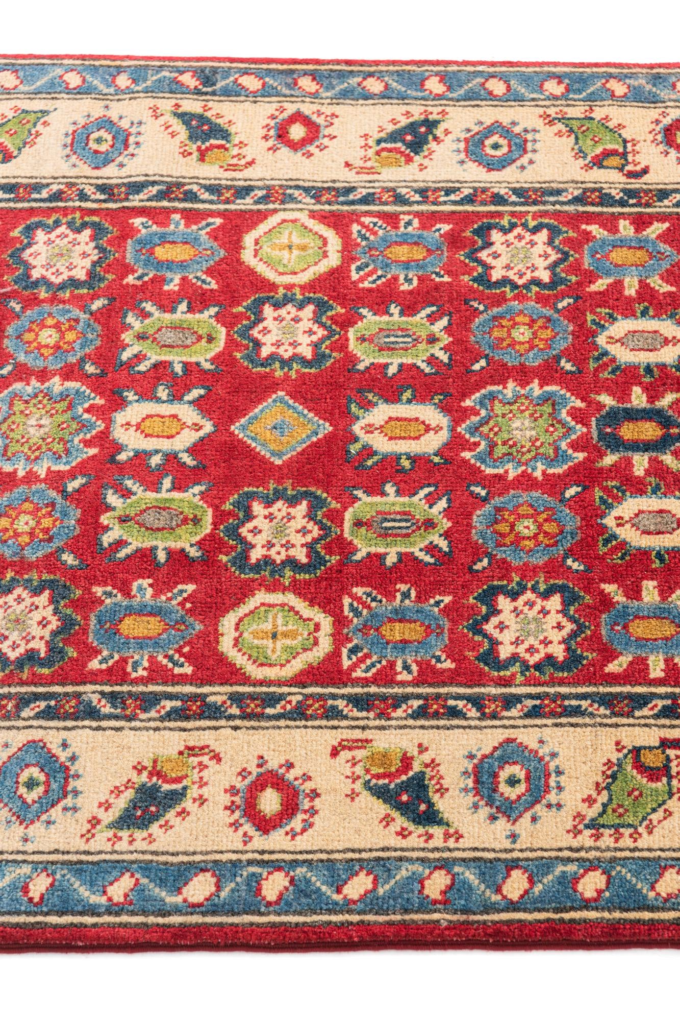2' 8 x 4' 1 Hand Knotted Kazak Rug