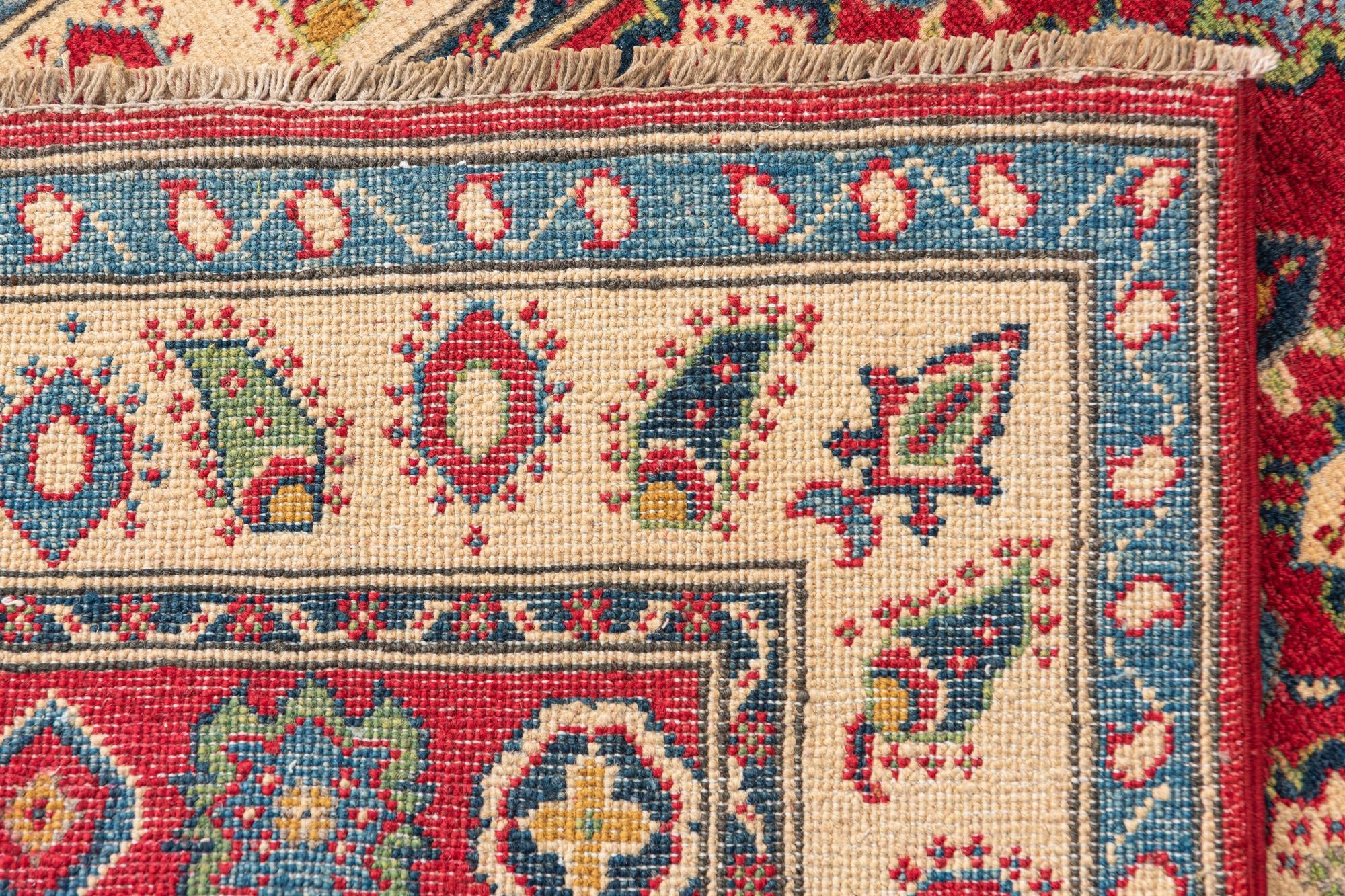 2' 8 x 4' 1 Hand Knotted Kazak Rug