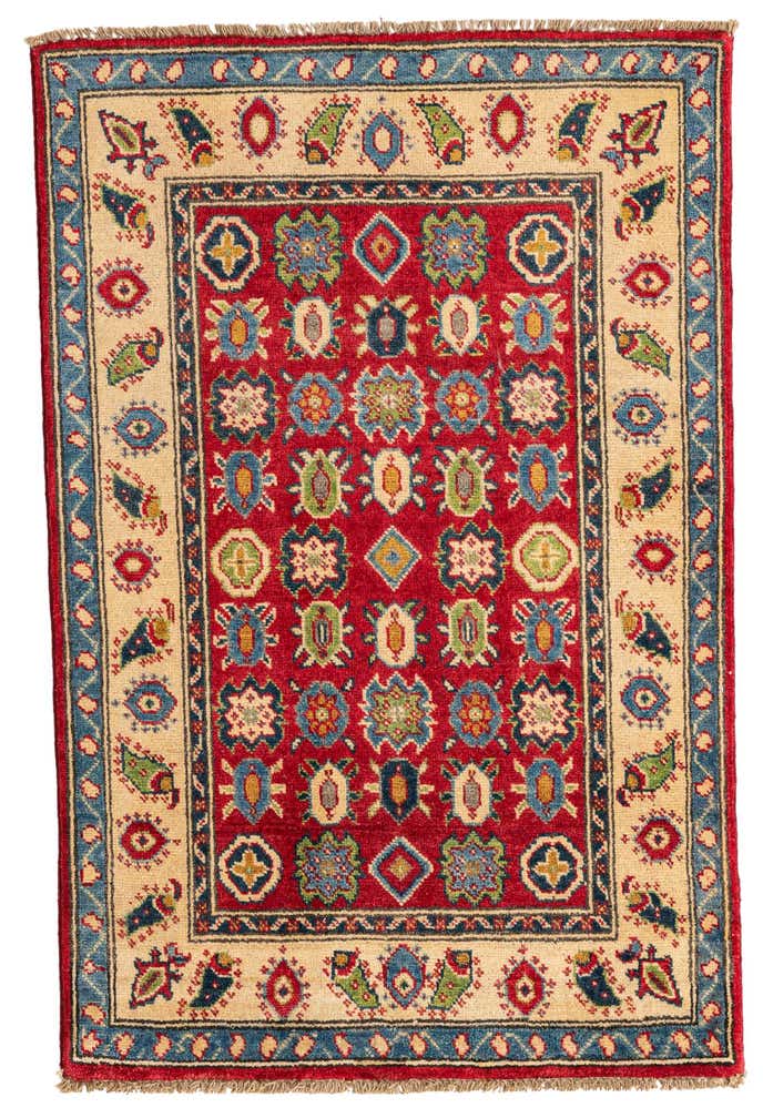 2' 8 x 4' 1 Hand Knotted Kazak Rug