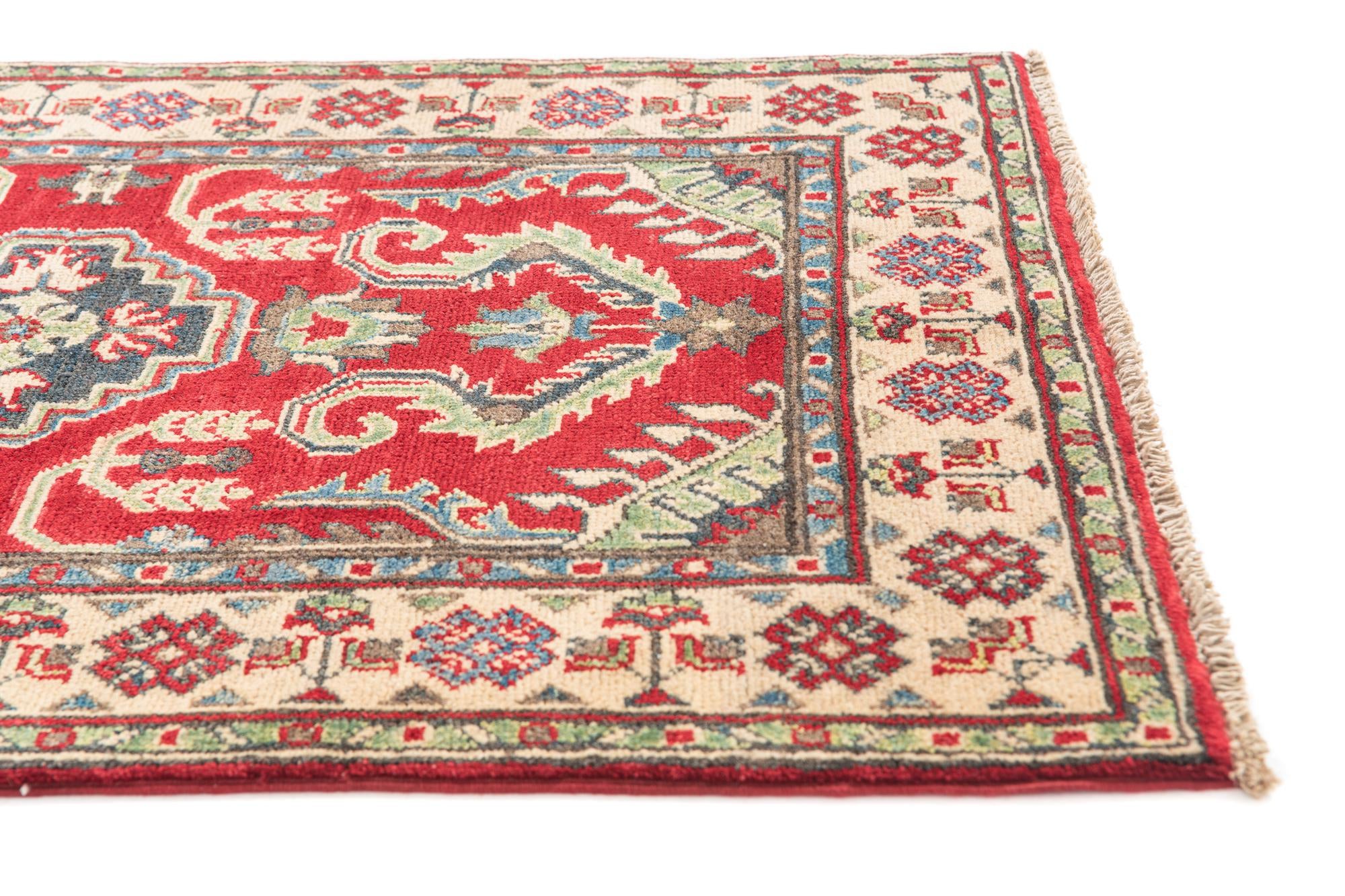 2' 8 x 4' 3 Hand Knotted Kazak Rug