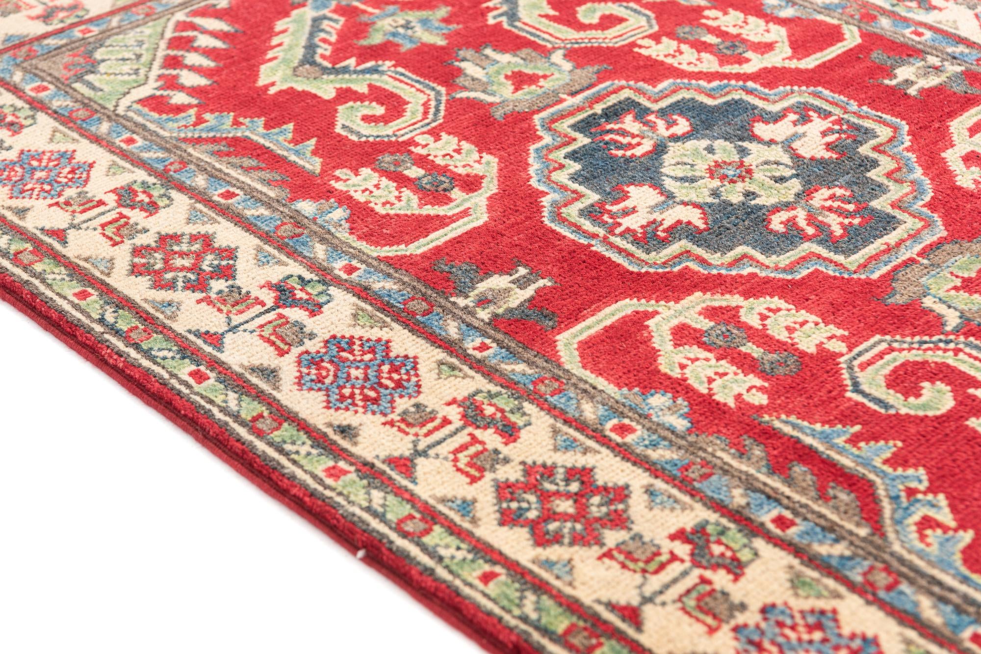 2' 8 x 4' 3 Hand Knotted Kazak Rug