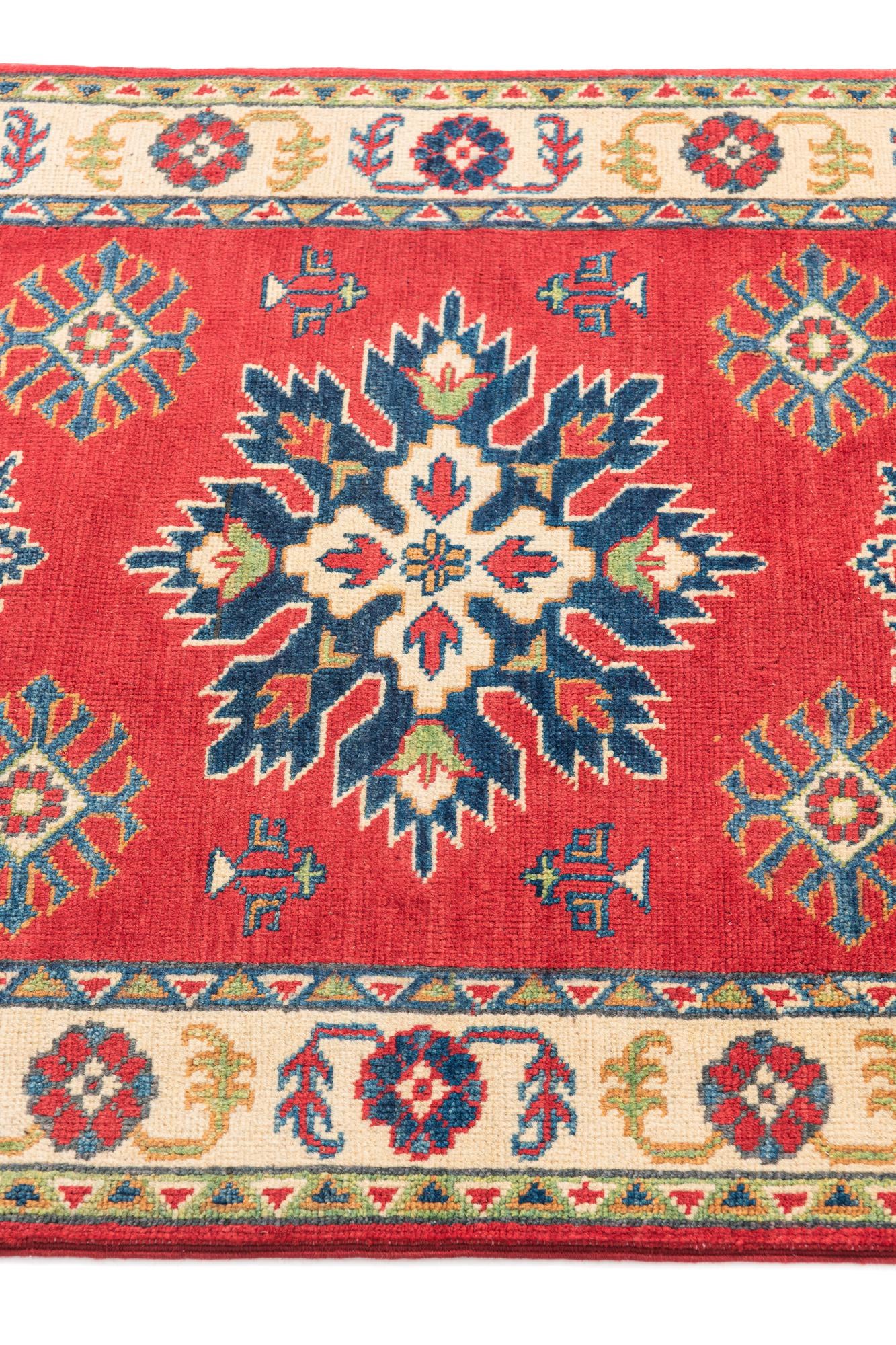 2' 8 x 4' 1 Hand Knotted Kazak Rug