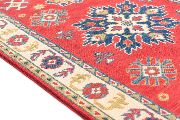 Detail image of 2' 8 x 4' 1 Hand Knotted Kazak Rug