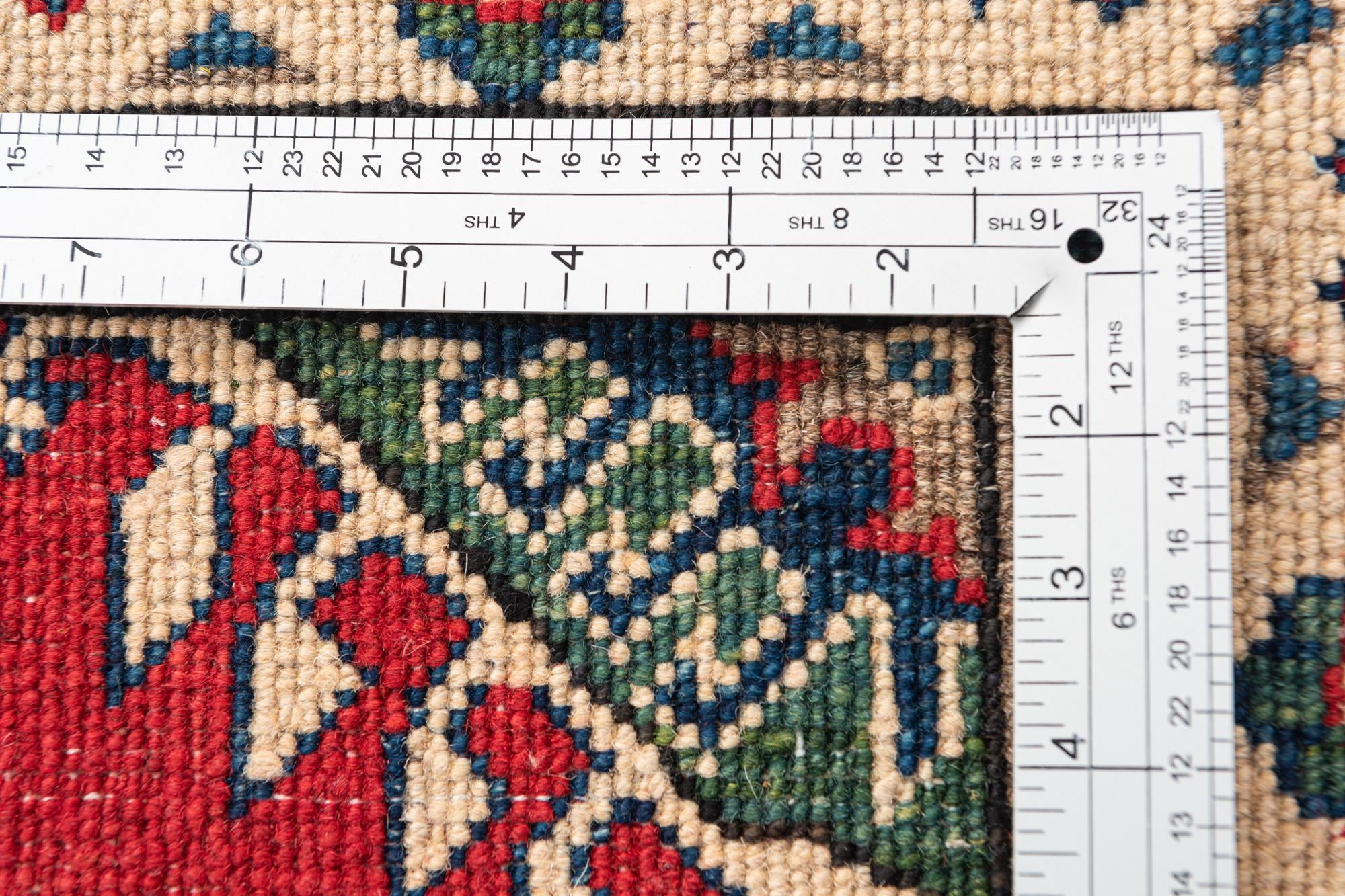 2' 9 x 4' 2 Hand Knotted Kazak Rug