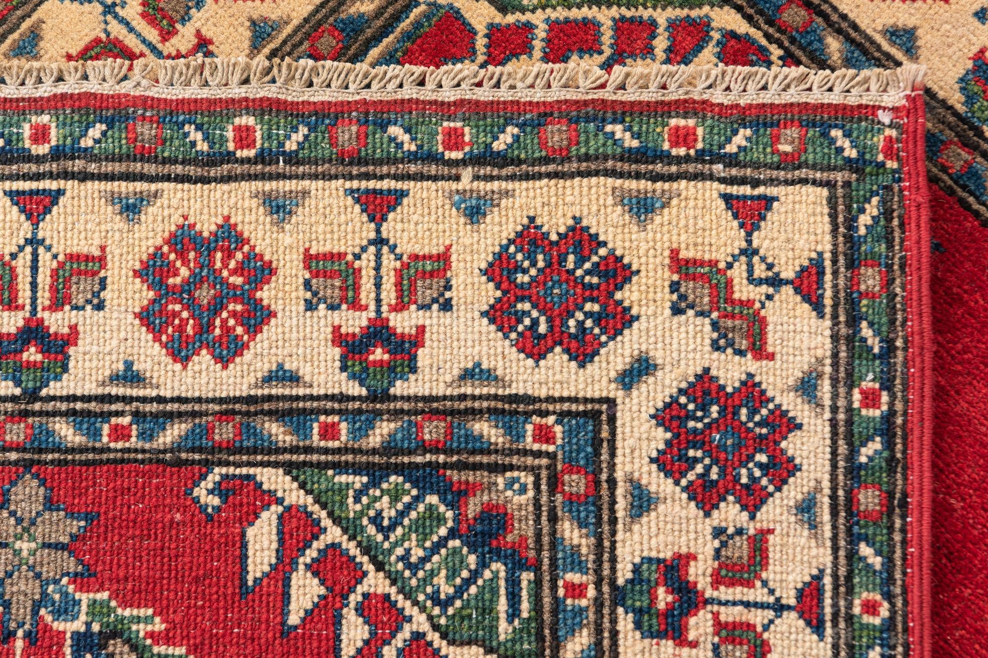 2' 9 x 4' 2 Hand Knotted Kazak Rug