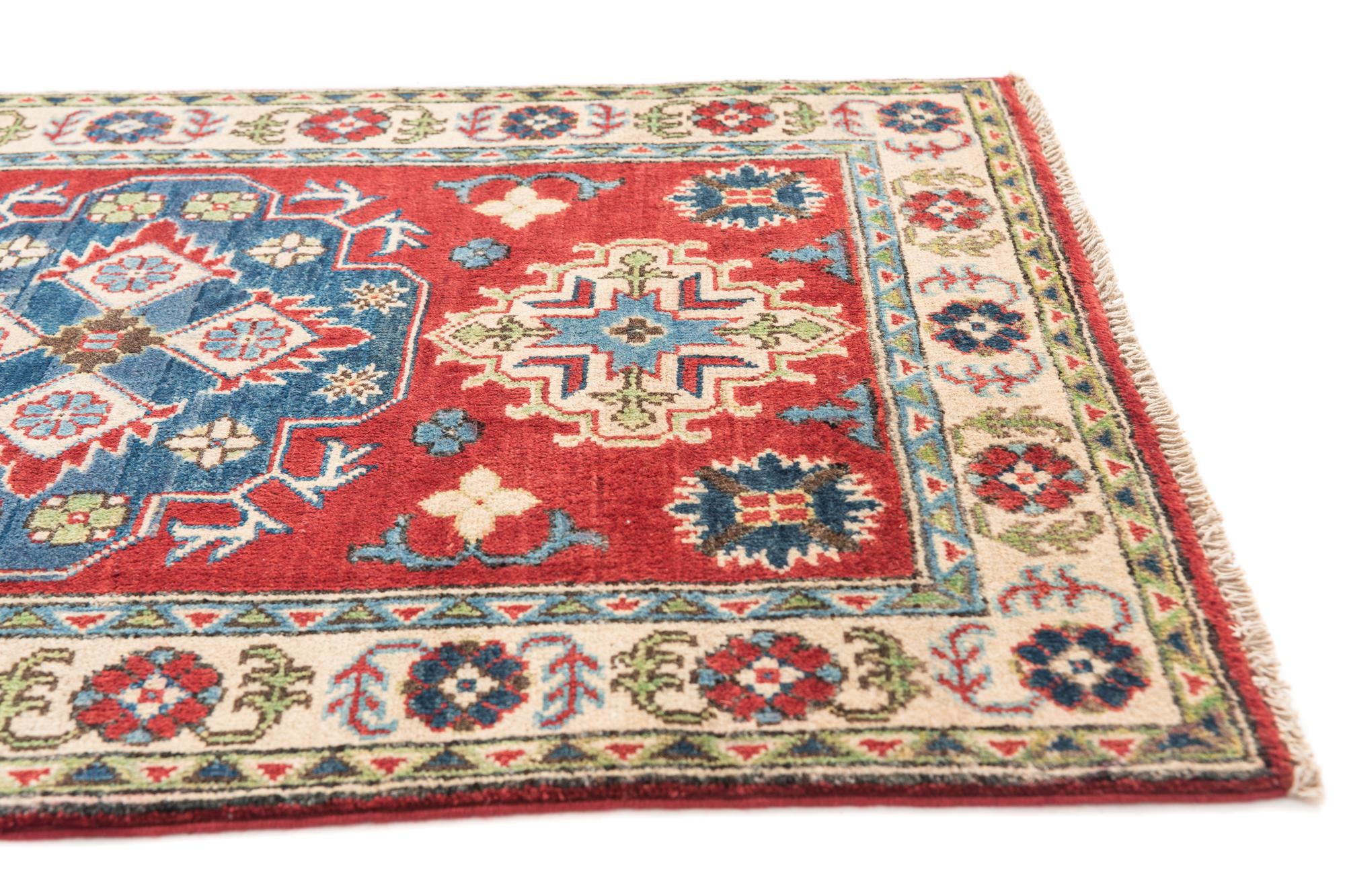 2' 9 x 3' 9 Hand Knotted Kazak Rug