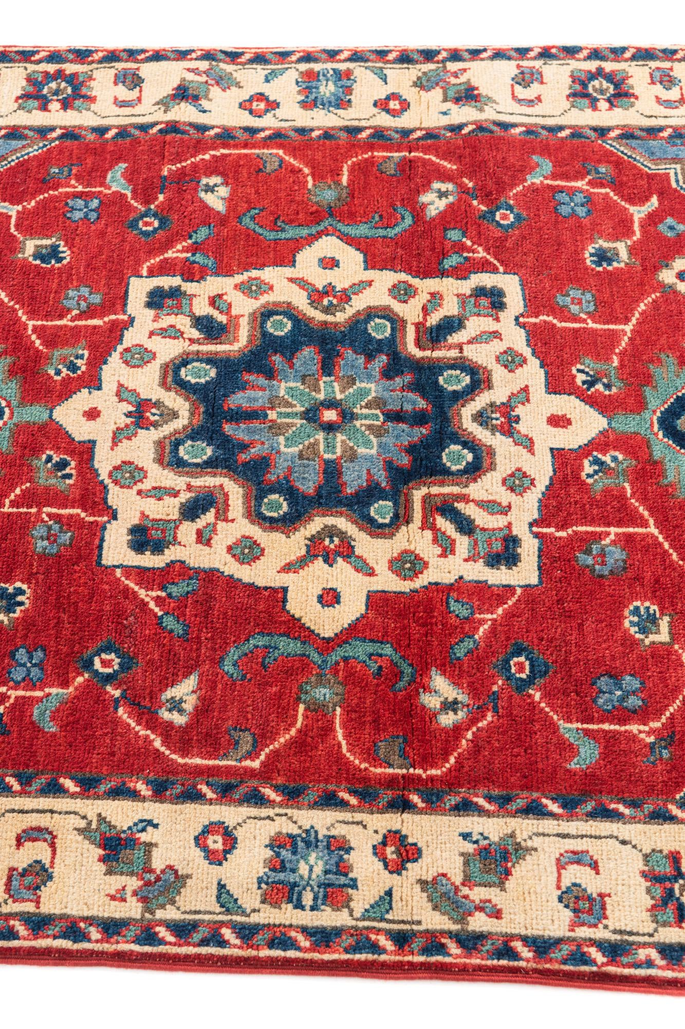 3' 4 x 5' 4 Hand Knotted Kazak Rug