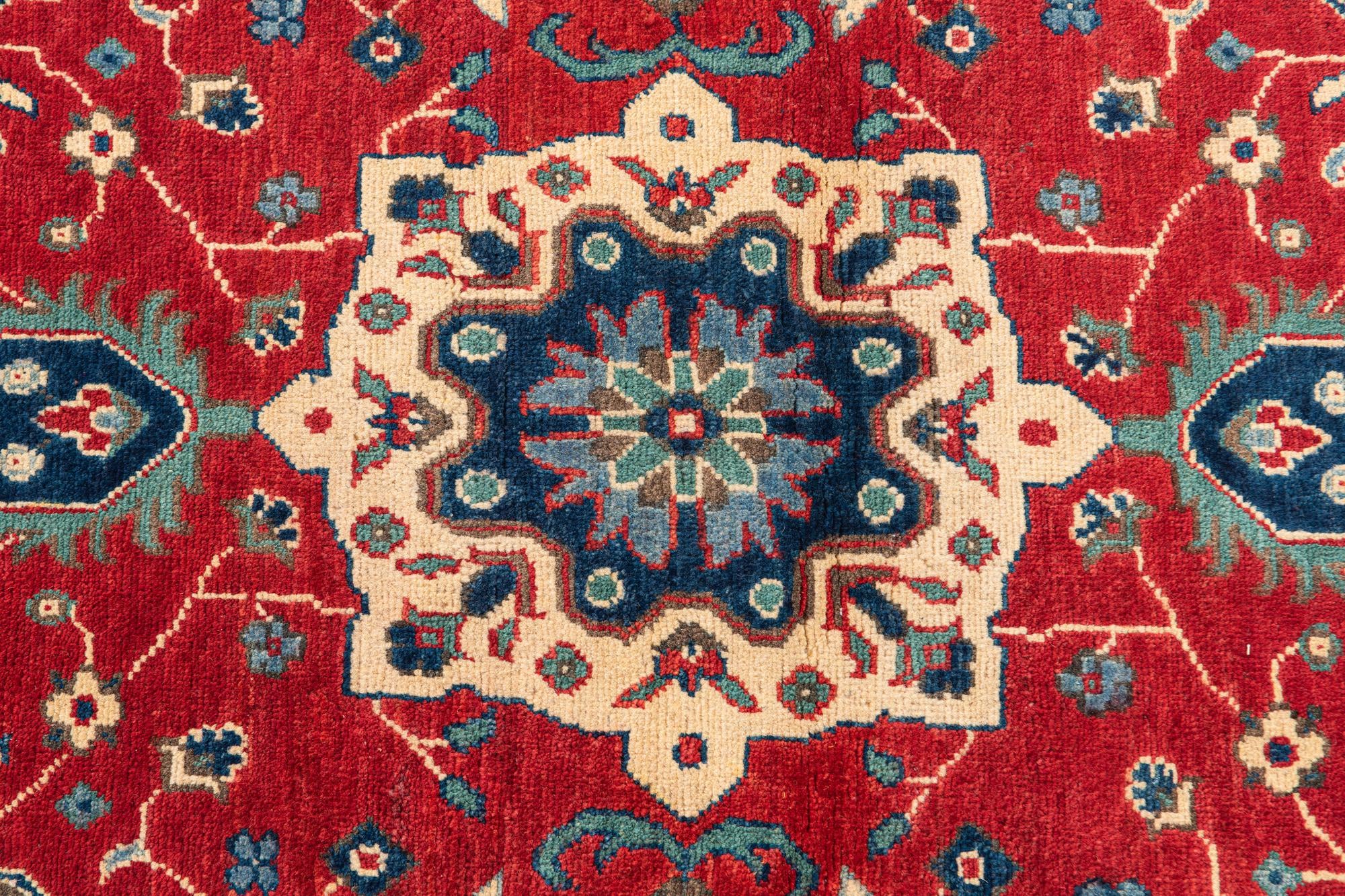3' 4 x 5' 4 Hand Knotted Kazak Rug