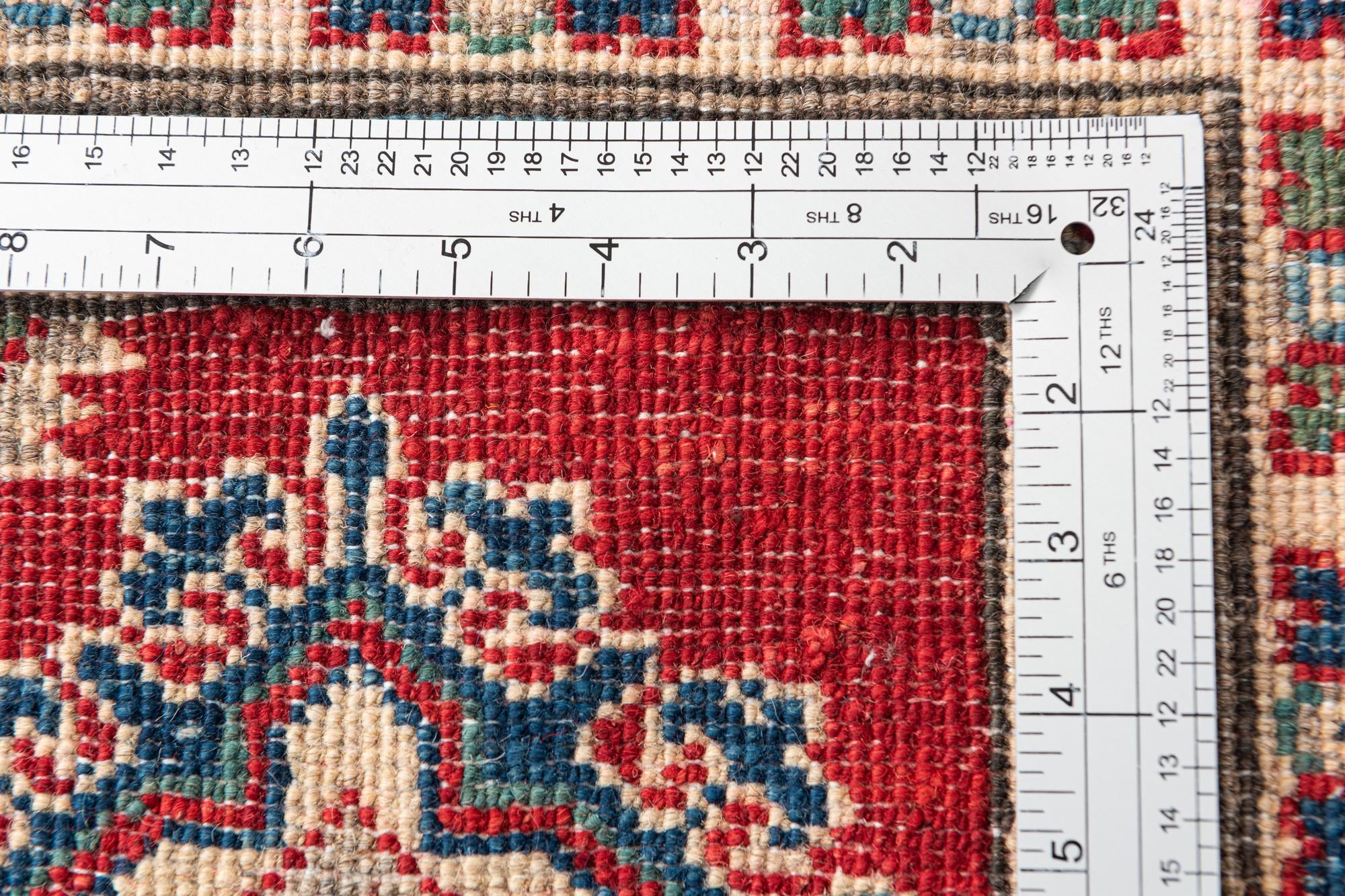 3' 5 x 5' 1 Hand Knotted Kazak Rug