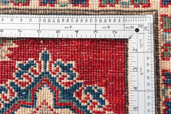 3' 5 x 5' 1 Hand Knotted Kazak Rug